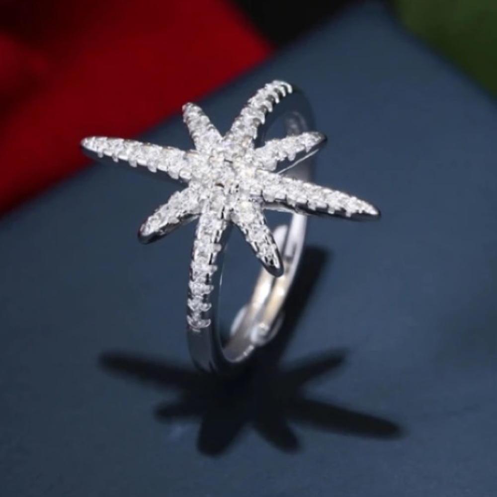 Sterling silver North Star ⭐️ ring - Picture 4 of 4